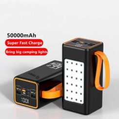 BMT T-207 Original Powerbank 50000mah Large Capacity Power Bank Outdoor LED Light PD 66W Lithium High Capacity Powerbank