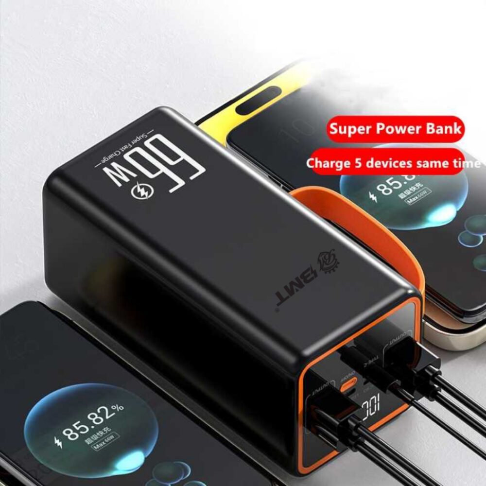 BMT T-207 Original Powerbank 50000mah Large Capacity Power Bank Outdoor LED Light PD 66W Lithium High Capacity Powerbank - Image 7
