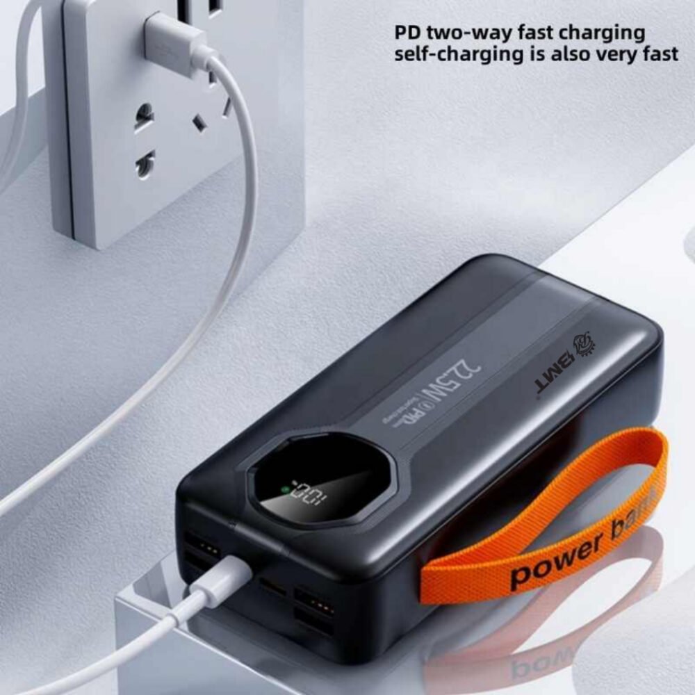BMT T86 Original Portable Power 50000mAh Fast Charging Powrbank Digital Display Four USB Type C Output Powerbank - Image 4