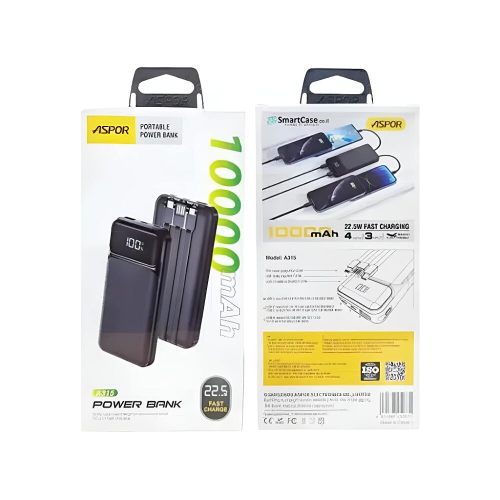 Super Fast BM-T100 Powerbank 30000mAh Full Capacity Charge Powerbank LED Dispaly Screen 22.5W Power Bank - Image 2