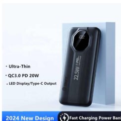 BMT T-85 Powerbank 30000mAh 66W PD Fast Charger Powerbanks Full Capacity 4 USB Ports Fast Charging Power bank