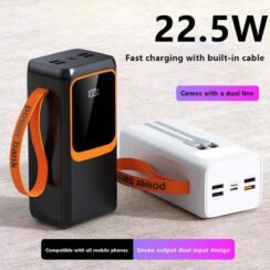 BM-T70 Powerbank 50000mAh Full Capacity Super Fast Charge Powerbank LED Dispaly Screen 22.5W Power Bank